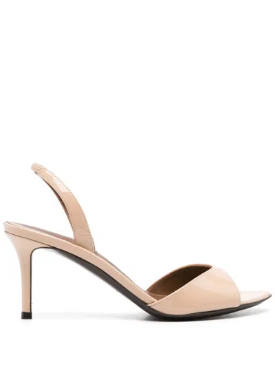 Giuseppe Zanotti Sandals In Powder Patent Leather In Beige