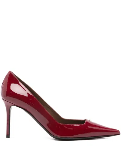 Giuseppe Zanotti 85mm Pointed-toe Pumps In Burgundy