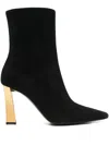 Giuseppe Zanotti Brenda 90 Tr High Heels Ankle Boots In Black Leather In Black