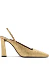 Giuseppe Zanotti 90mm Brendha Crocodile-print Square-toe In Animal Print