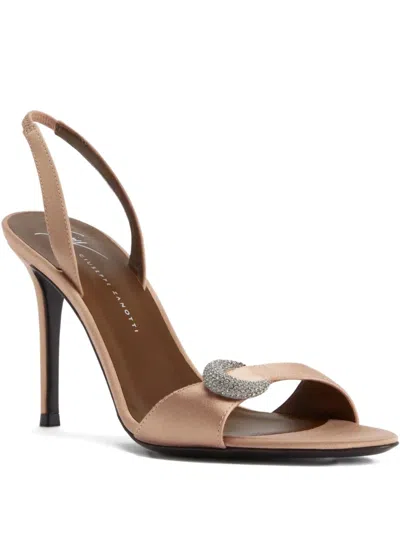 Giuseppe Zanotti 90mm Crystal-embellished Sandals In Pink