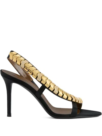 GIUSEPPE ZANOTTI 90MM GZ DAFNE RHINESTONES-EMBELLISHED SANDALS