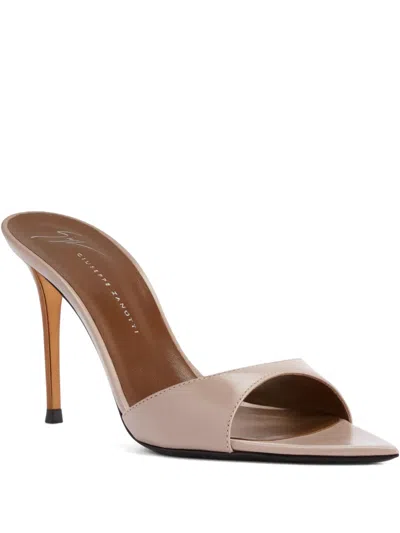 Giuseppe Zanotti 90mm Pointed-toe Stiletto Sandals In Brown