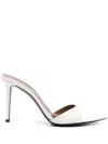 Giuseppe Zanotti 90mm Intriigo Strap Mules In White