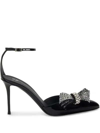 Giuseppe Zanotti 90mm Mahrtina Sandals In Black