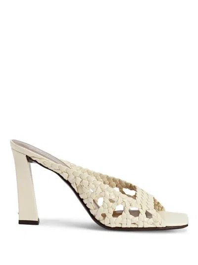 Giuseppe Zanotti 90mm Mya Sandals In 白色