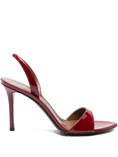 Giuseppe Zanotti 90mm Slingback Heeled Sandals In Red