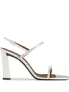 Giuseppe Zanotti 90mm Valentiine Sandals In White