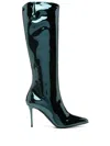 Giuseppe Zanotti 95mm Pointed-toe Boots In Green