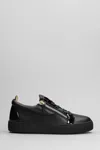 Giuseppe Zanotti A1 Sneakers In Black Leather In Black