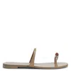 Giuseppe Zanotti Acates Ring In Beige
