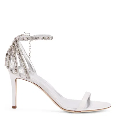 Giuseppe Zanotti Adele 105mm Stiletto Sandals In White