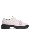 Giuseppe Zanotti Adrik Chain-trim Lace-up Shoes In White