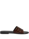 Giuseppe Zanotti Adrien Slides In Braun