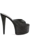 Giuseppe Zanotti Aida 150mm Crystal-embellished Sandals In Black