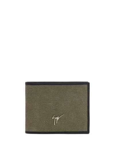 Giuseppe Zanotti Albert Bi-fold Wallet In Green