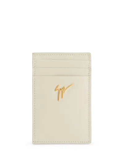 Giuseppe Zanotti Albert Leather Cardholder In 中性色