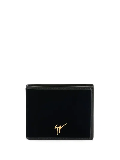 Giuseppe Zanotti Albert Logo-print Wallet In Black