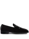 Giuseppe Zanotti Alfredson Loafer Mit Nieten 15mm In Black