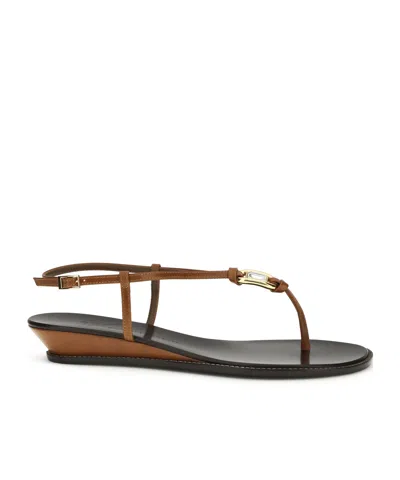 Giuseppe Zanotti Amhelia Wedge Heeled Sandals In Brown