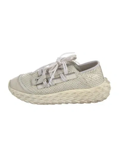 Pre-owned Giuseppe Zanotti Animal Print Chunky Sneakers In Neutrals