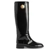 Giuseppe Zanotti Leather Knee-high Boots In Black