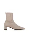 Giuseppe Zanotti Square-toe Block-heel Boots In Sand