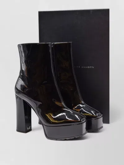 Giuseppe Zanotti Ankle Boots High Heel Platform Sole In Black