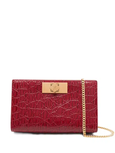 Giuseppe Zanotti Annhita Clutch Bag In Red