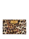 Giuseppe Zanotti Annhita Silk Clutch Bag In Braun