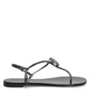 Giuseppe Zanotti Anthonia Thong Sandals In Grey