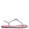 Giuseppe Zanotti Minnah Open Toe Embellished Sandals In Pink