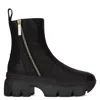 Giuseppe Zanotti Apocalypse Mid-calf Cargo Boots In Black
