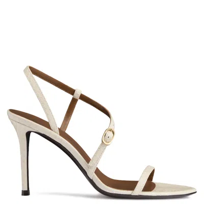 Giuseppe Zanotti Audrinette 90 Women's Sandals Ivory In Multi