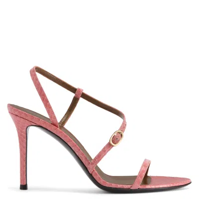 Giuseppe Zanotti Audrinette Buckle-strap Sandals In Pink