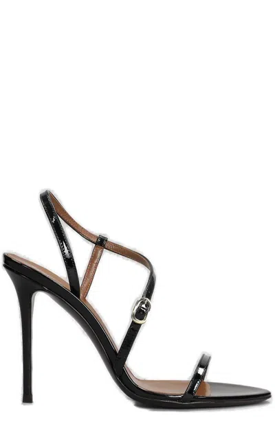 Giuseppe Zanotti Audrinette 105 Sandals In Black Patent Leather