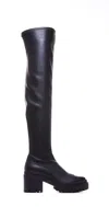 Giuseppe Zanotti Martini 50 Stretch Leather Over-the-knee Boot In Black