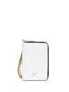 Giuseppe Zanotti Aymeric Chain-strap Clutch In White