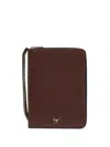 Giuseppe Zanotti Aymeric Logo-print Wallet In Brown