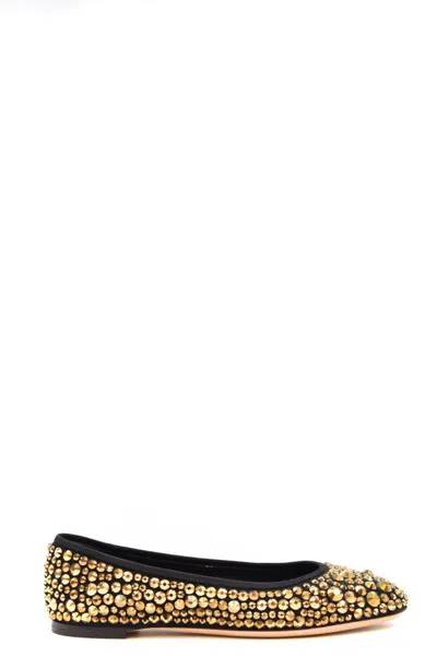 Giuseppe Zanotti Ballet Flats In Black