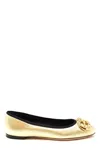 Giuseppe Zanotti Ballet Flats In Gold