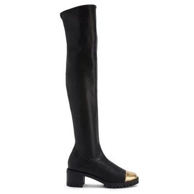 Giuseppe Zanotti Be-fore Flat Knee-high Boots In Black