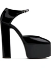 Giuseppe Zanotti Bebe 120mm Platform Pumps In Schwarz