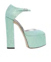 Giuseppe Zanotti Bebe High Heels With Thick Soles In White