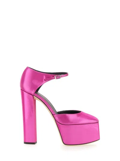 Giuseppe Zanotti Bebe Sandal. In Fuchsia