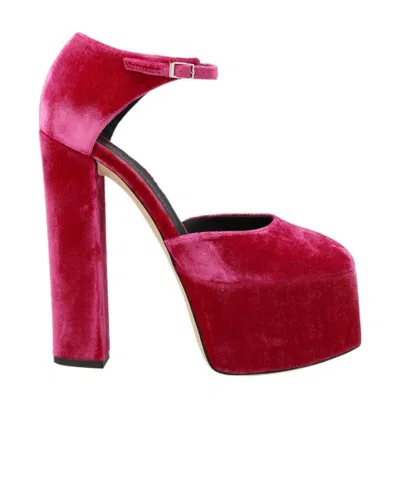 GIUSEPPE ZANOTTI GIUSEPPE ZANOTTI BEBE VELVET PLATFORM PUMPS
