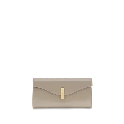 GIUSEPPE ZANOTTI GIUSEPPE ZANOTTI BEIGE LEATHER CLUTCH WOMEN'S BAG