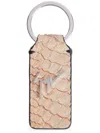 Giuseppe Zanotti Bernaard Leather Keyring In Pink