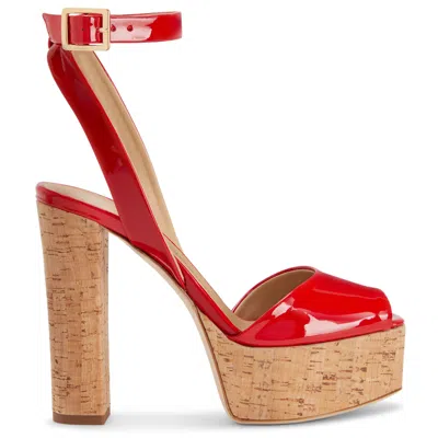 Giuseppe Zanotti Betty Leather Sandals In Red