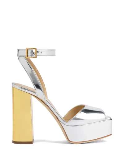 Giuseppe Zanotti Betty Platform Buckle Strap Sandals In Multi